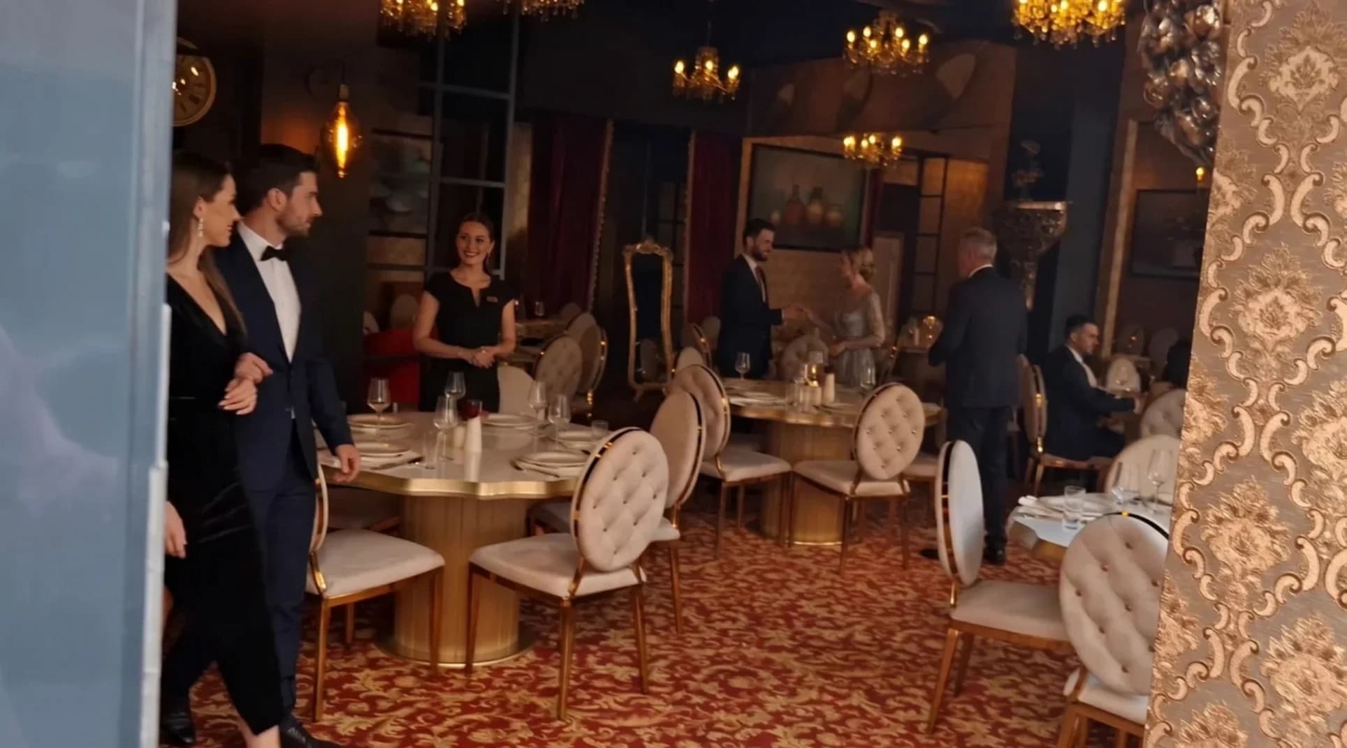 Illustrert ankomst gjennom inngangen til Grand Event
